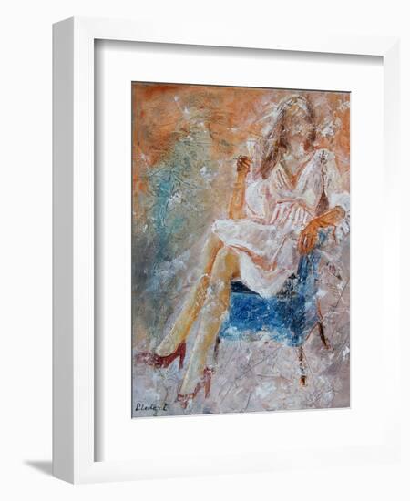 Drinking Champagne-Pol Ledent-Framed Art Print