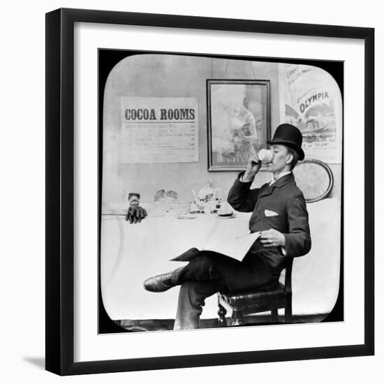 Drinking Cocoa-null-Framed Photographic Print