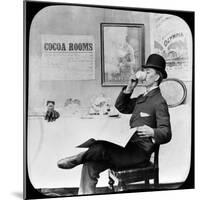 Drinking Cocoa-null-Mounted Photographic Print