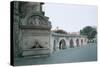 Drinking Fountain and an Old Aqueduct, Sulmona, Abruzzo, Italy-null-Stretched Canvas