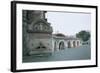 Drinking Fountain and an Old Aqueduct, Sulmona, Abruzzo, Italy-null-Framed Giclee Print