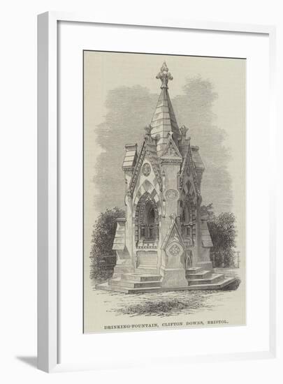 Drinking-Fountain, Clifton Downs, Bristol-null-Framed Giclee Print