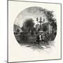 Drinking Fountain in the Gore, Canada, Nineteenth Century-null-Mounted Giclee Print