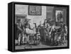 Drinking in Flemish Pub-Quentin Metsys-Framed Stretched Canvas