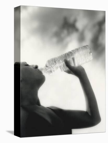 Drinking Mineral Water-Cristina-Stretched Canvas