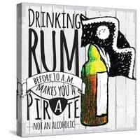 Drinking Rum-null-Stretched Canvas