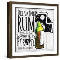 Drinking Rum-null-Framed Giclee Print