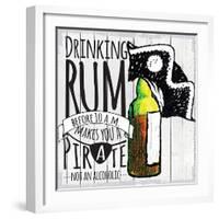 Drinking Rum-null-Framed Giclee Print