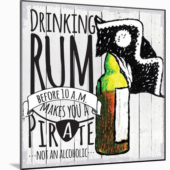 Drinking Rum-null-Mounted Giclee Print