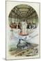 Drinking Suchard Cocoa in the Dining Car of a Train-null-Mounted Giclee Print