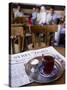 Drinking Tea in the Famous Al Nawfara Cafe in Old Damascus, Syria-Julian Love-Stretched Canvas