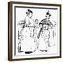 Drinking-null-Framed Giclee Print