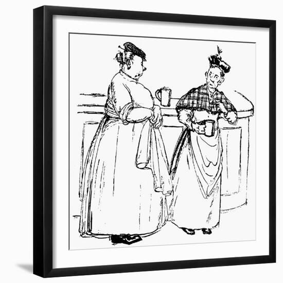 Drinking-null-Framed Giclee Print