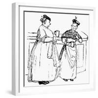 Drinking-null-Framed Giclee Print