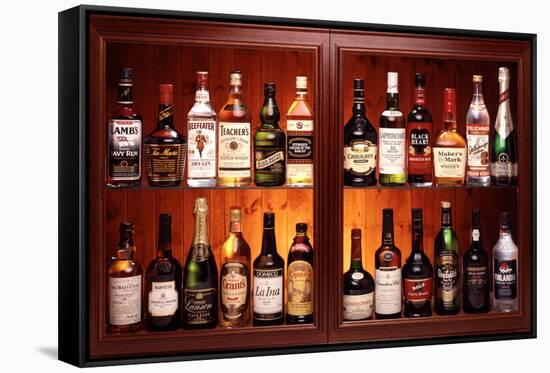 Drinks Cabinet-Victor De Schwanberg-Framed Stretched Canvas