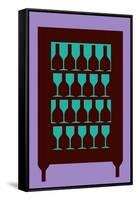 Drinks Fridge Optical Illusion, Artwork-Stephen Wood-Framed Stretched Canvas