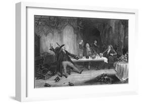 Drinks in Baronial Hall-J. Rogers-Framed Art Print