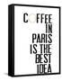 Drinks in Paris I-Deborah Velasquez-Framed Stretched Canvas