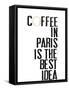 Drinks in Paris I-Deborah Velasquez-Framed Stretched Canvas