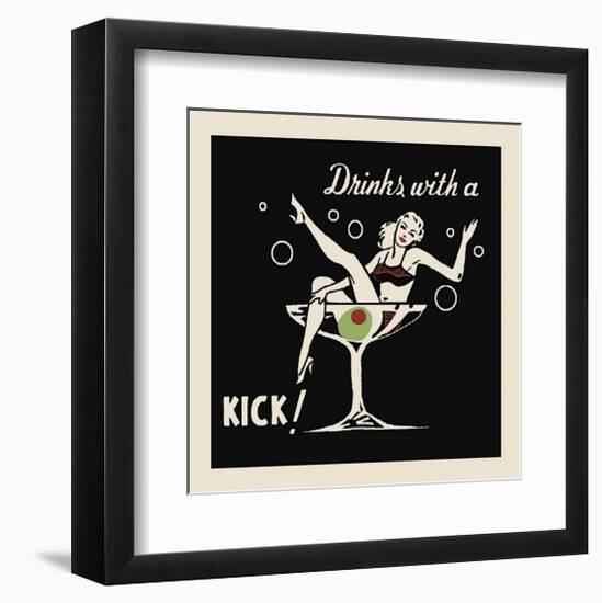 Drinks with a Kick-null-Framed Giclee Print