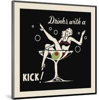 Drinks with a Kick-null-Mounted Giclee Print