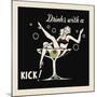 Drinks with a Kick-null-Mounted Giclee Print