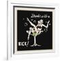 Drinks with a Kick-Retro Series-Framed Art Print