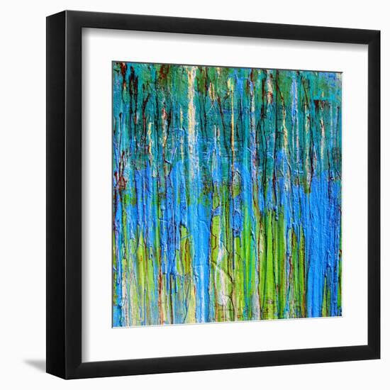 Drip 22-Ricki Mountain-Framed Art Print