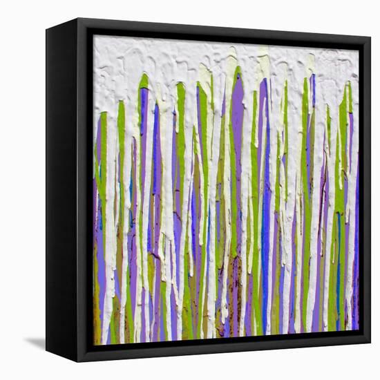 Dripcicles VIII-Ricki Mountain-Framed Stretched Canvas