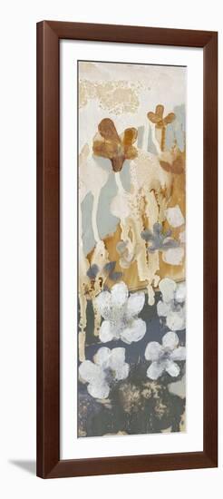 Drippy Flower Abstract II-Jennifer Goldberger-Framed Art Print