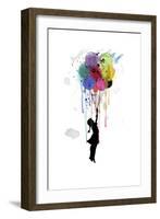 Drips Balloon-Mark Ashkenazi-Framed Giclee Print