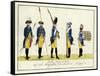 Drittes Regiment Garde, C.1784-J. H. Carl-Framed Stretched Canvas