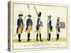 Drittes Regiment Garde, C.1784-J. H. Carl-Stretched Canvas