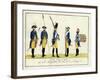 Drittes Regiment Garde, C.1784-J. H. Carl-Framed Giclee Print