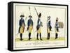 Drittes Regiment Garde, C.1784-J. H. Carl-Framed Stretched Canvas