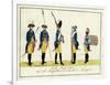 Drittes Regiment Garde, C.1784-J. H. Carl-Framed Giclee Print