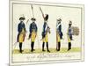 Drittes Regiment Garde, C.1784-J. H. Carl-Mounted Giclee Print