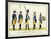 Drittes Regiment Garde, C.1784-J. H. Carl-Framed Giclee Print