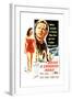 Drive a Crooked Road, Diane Foster, Mickey Rooney, 1954-null-Framed Art Print