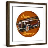 Drive America-null-Framed Giclee Print