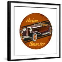 Drive America-null-Framed Giclee Print