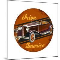 Drive America-null-Mounted Giclee Print