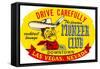 Drive Carefully, Pioneer Club, Las Vegas, Nevada-null-Framed Stretched Canvas