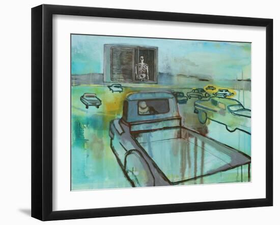 Drive-In, 2014-Anastasia Lennon-Framed Giclee Print