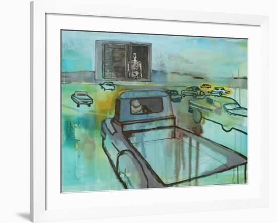 Drive-In, 2014-Anastasia Lennon-Framed Giclee Print