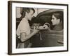Drive-In Restaurant in Hollywood, Los Angeles-null-Framed Photo
