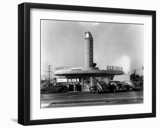 Drive-In Restaurant-null-Framed Photographic Print