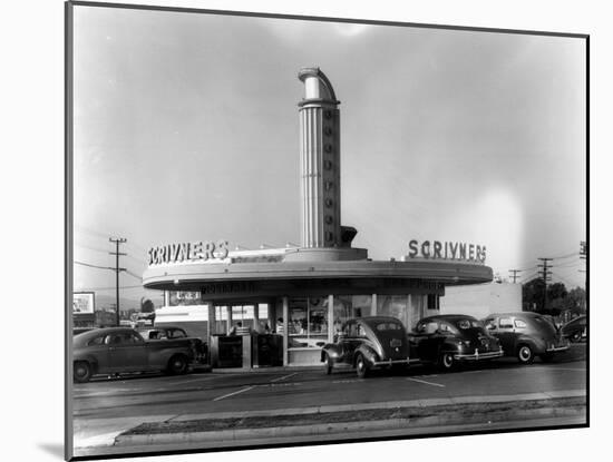 Drive-In Restaurant-null-Mounted Photographic Print