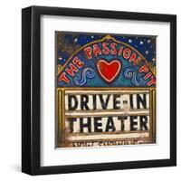 Drive In Theater-Janet Kruskamp-Framed Art Print