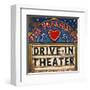 Drive In Theater-Janet Kruskamp-Framed Art Print